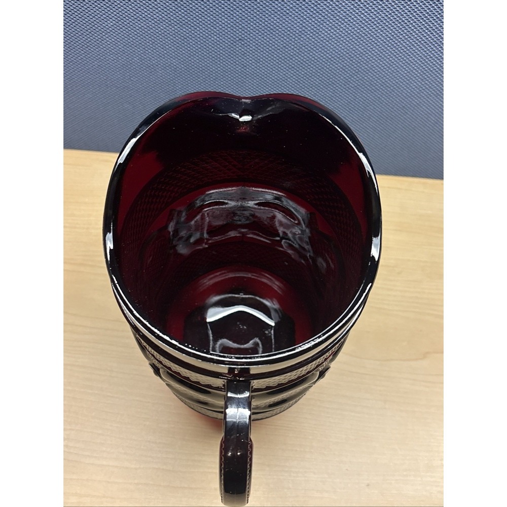 Avon 1876 Cape Cod Ruby Red Collection Pitcher - Picture 13 of 15